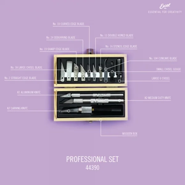 Excel Professional Set, Wooden Box (Boxed)