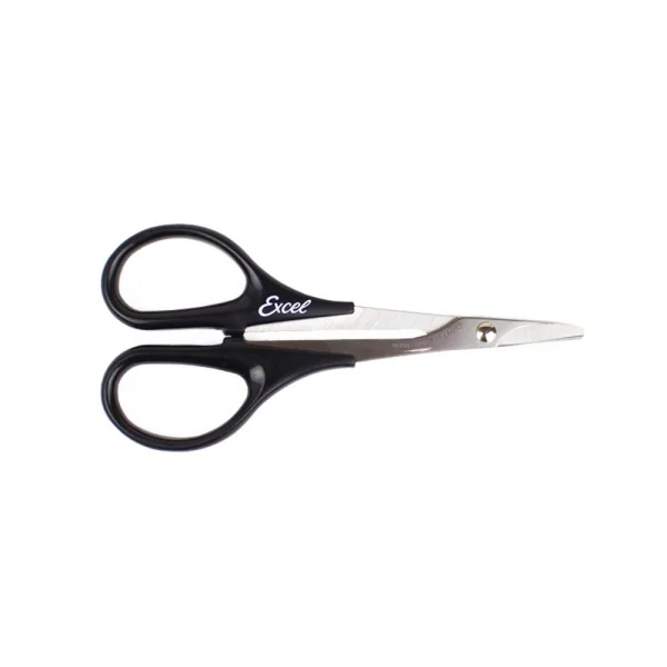 Excel 5.5in Lexan Stainless Steel Scissors, Curved (Carded)