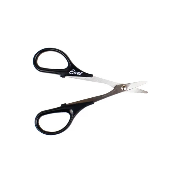 Excel 5.5in Lexan Stainless Steel Scissors, Curved (Carded)