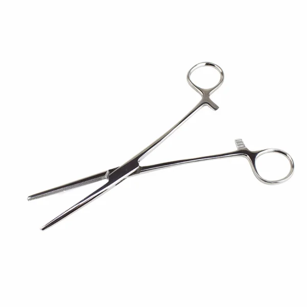 Excel 7.5in Straight Nose Stainless Steel Hemostats (Carded)