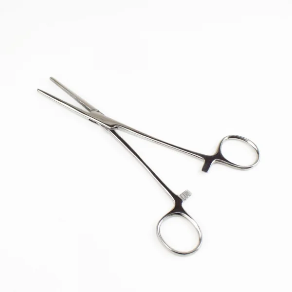 Excel 7.5in Straight Nose Stainless Steel Hemostats (Carded)