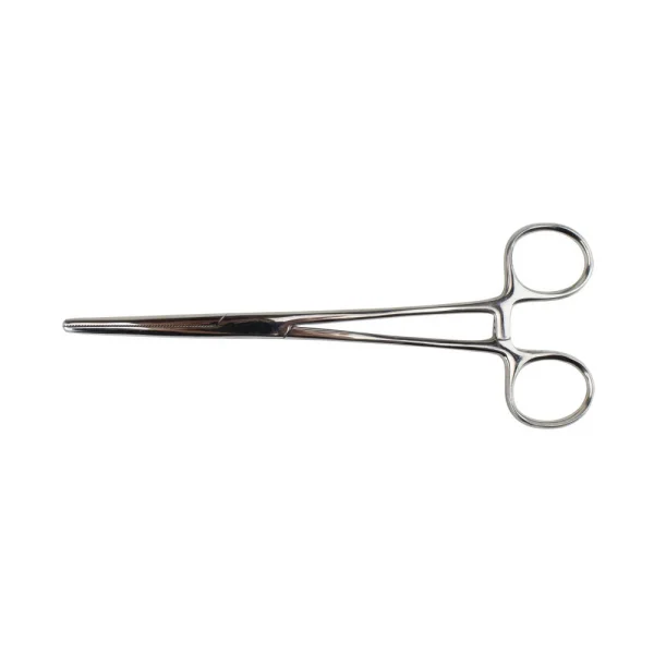 Excel 7.5in Straight Nose Stainless Steel Hemostats (Carded)