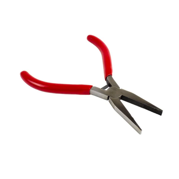 Excel 5in Spring Loaded Soft Grip Plier, Flat Nose (Carded)