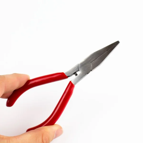 Excel 5in Spring Loaded Soft Grip Plier, Flat Nose (Carded)