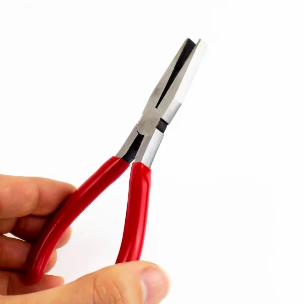 Excel 5in Spring Loaded Soft Grip Plier, Flat Nose (Carded)