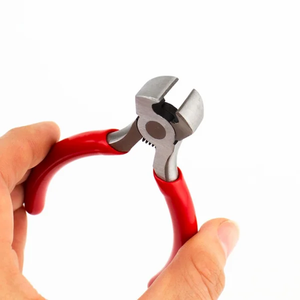 Excel 5in Spring Loaded Soft Grip Plier, End Nipper (Carded)