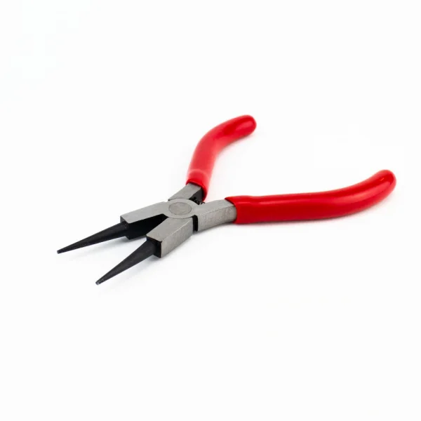 Excel 5in Spring Loaded Soft Grip Plier, Round Nose (Carded)