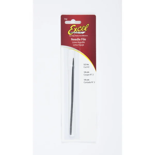 Excel 5.5in (13.97cm) Square Needle File, Cut #2 (Carded)