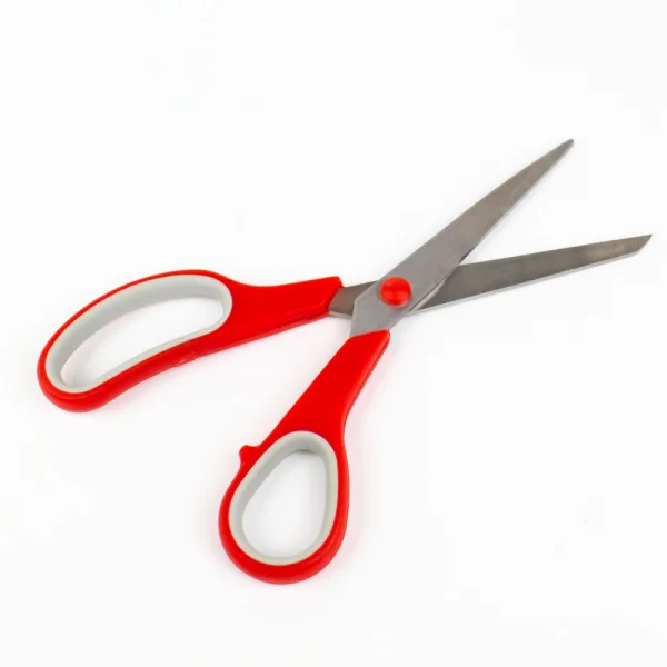 Excel 8in Stainless Steel Scissors, Soft Grip (Carded)