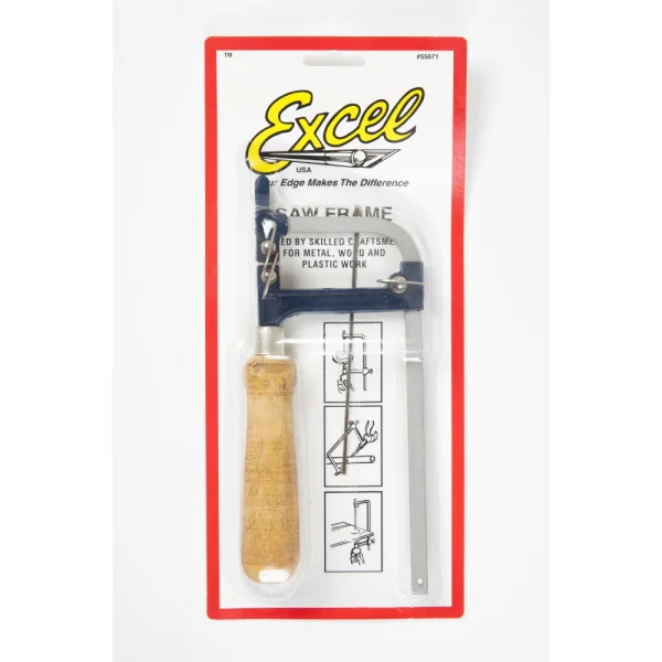 Excel Jewelers Saw, 7.5x2.5in (Carded)