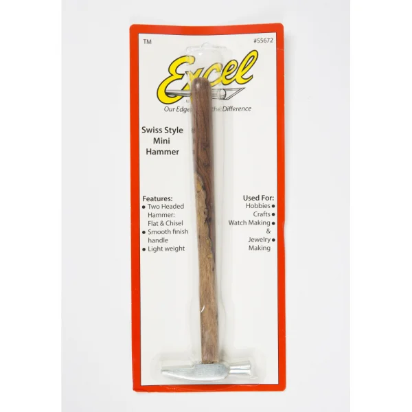 Excel Swiss Style Mini Hammer (Carded)