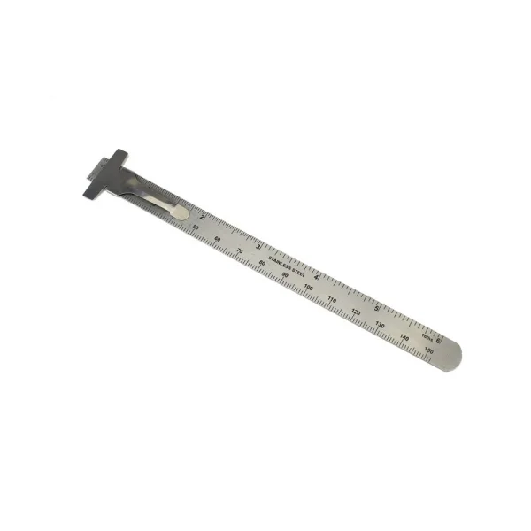 Excel 6in Stainless Steel Ruler (Carded)