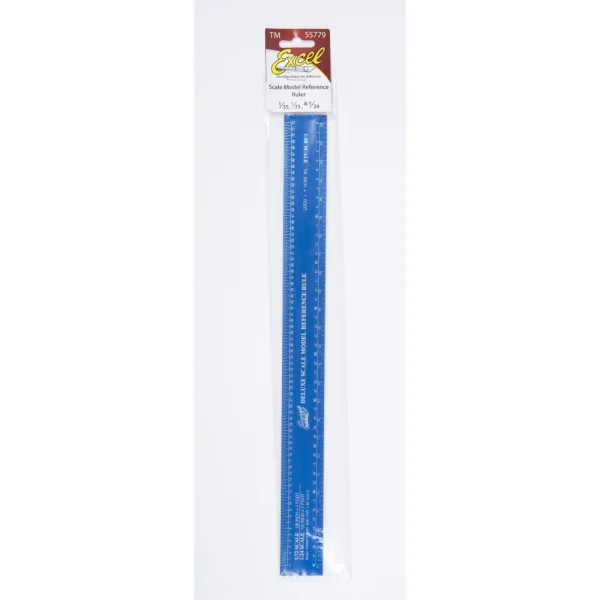 Excel 12in Scale Model Ref Ruler (Pouch)