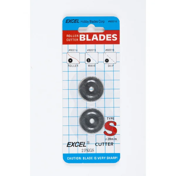 Excel 28mm Skip Rotary Blades (2) (Carded) — image 2 of 3