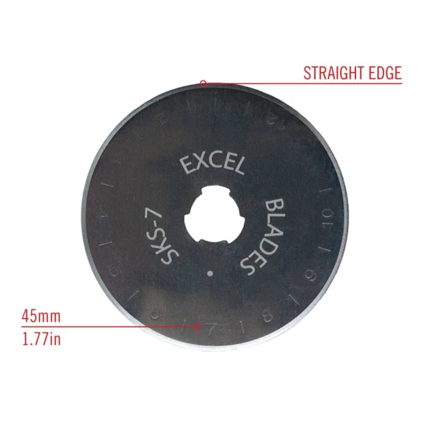 Excel 45mm Large Rotary Blade (Carded)