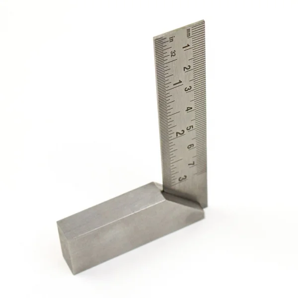 Excel 3in (7.62cm) Precision Carbon Steel Machine Square (Bulk)