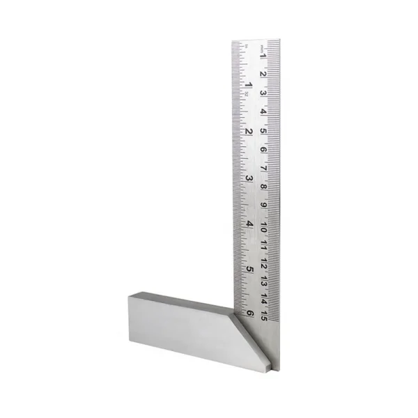 Excel 6in (15.24cm) Precision Carbon Steel Machine Square(Bulk)
