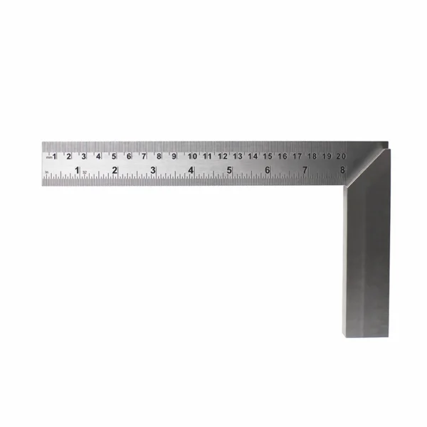 Excel 8in (20.32cm) Precision Carbon Steel Machine Square(Bulk)