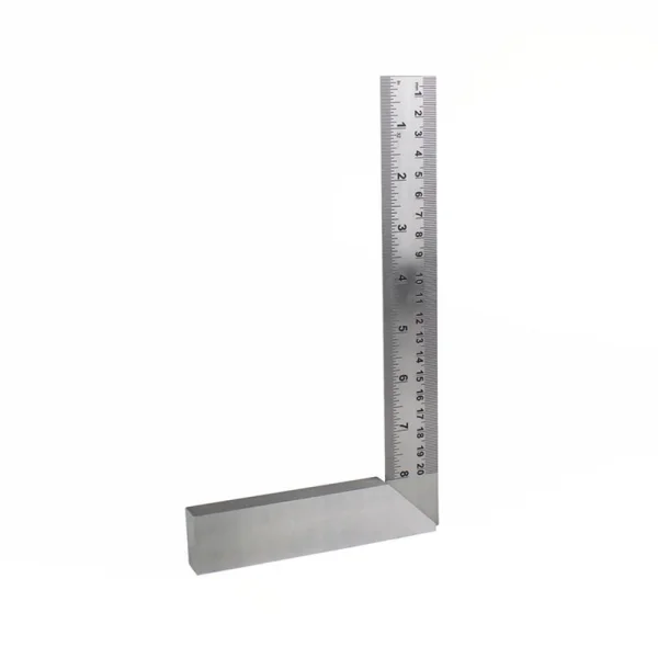 Excel 8in (20.32cm) Precision Carbon Steel Machine Square(Bulk)