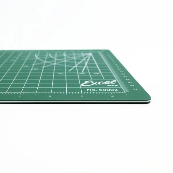Excel 12x8.5in Self-Healing Cutting Mat, Green (Bulk) — image 3 of 4