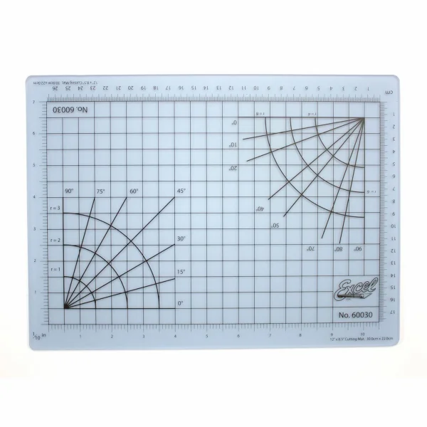 Excel 12x8.5in Self-Healing Cutting Mat, Clear (Bulk) — image 1 of 4