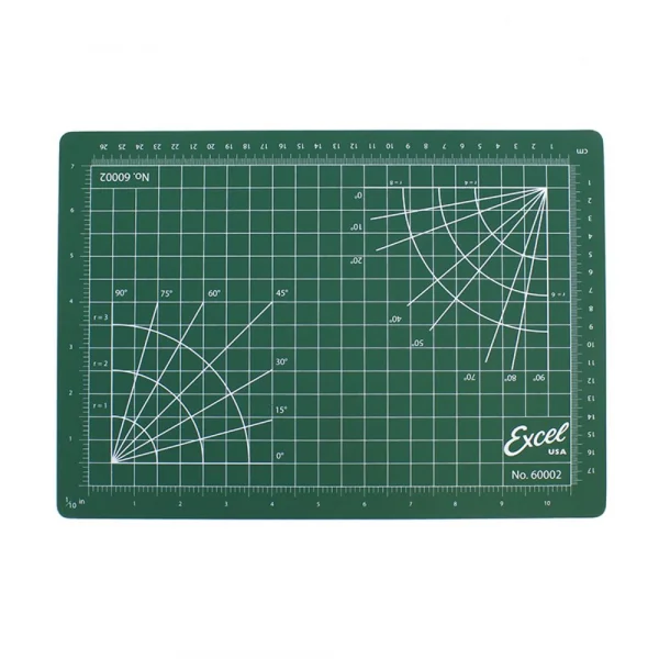 Excel 12x8.5in Self-Healing Cutting Mat, Green (Bulk) — image 2 of 4
