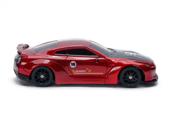 E-Zee RC 1:43 Lighting GTR 4WD Drift Car With Gyro - Red