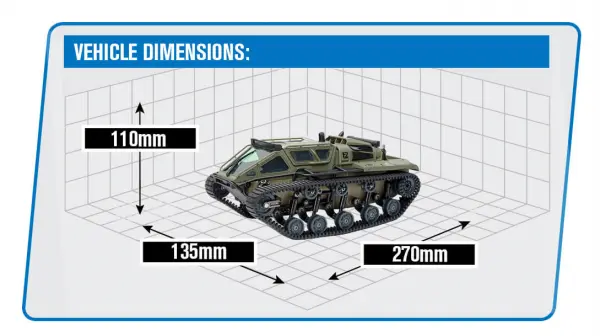 E-Zee RC 1:16 Ripsaw High Speed Drift Tank &mdash; image 12 of 15