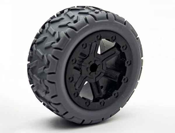 E-Zee RC 1:16 Tricycle Rear Tyres/Wheels (2)