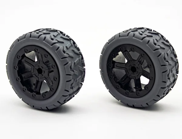 E-Zee RC 1:16 Tricycle Rear Tyres/Wheels (2)
