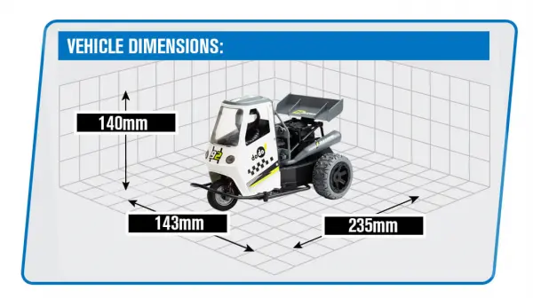 E-Zee RC 1:16 Tricycle RTR &mdash; image 17 of 17