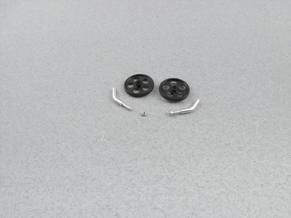 Angled Axle + Wheel 2.0mm (2)