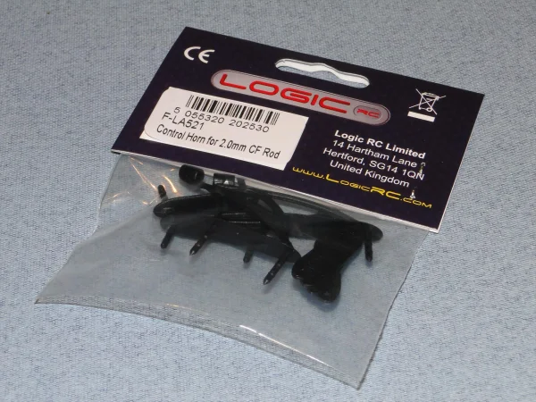 Control Horn 2mm Diameter (4) - Bulk Pack Of 10