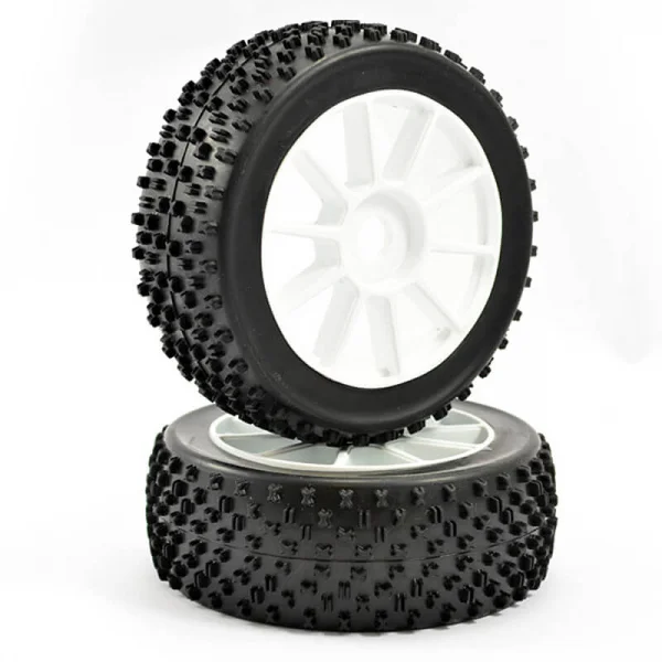 Fastrax 1:8 Premounted Buggy Tyres Maths /Split Spoke