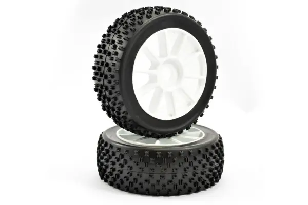 Fastrax 1:8 Premounted Buggy Tyres Maths /Split Spoke &mdash; image 3 of 3