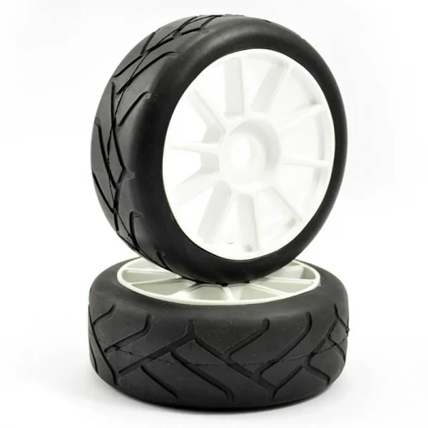 Fastrax 1:8 Premounted Slick Tyres Grid Iron/Split Spoke