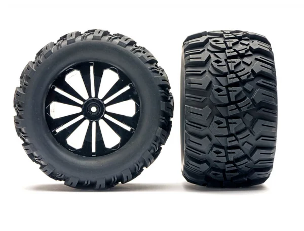 Fastrax 1:10 Mimic Truck Tyre Mounted Split-Spoke (12mm Hex)