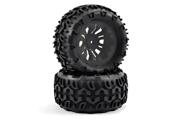FTX Fastrax 1:10 Klaxon Truck Tyre Mounted On 12-Spoke (12mm Hex) — image 1 of 3