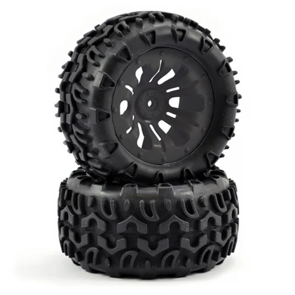 FTX Fastrax 1:10 Klaxon Truck Tyre Mounted On 12-Spoke (12mm Hex)