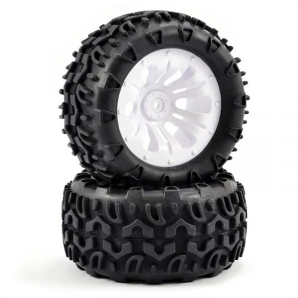 FTX Fastrax 1:10 Klaxon Truck Tyre Mounted On 12-Spoke (12mm Hex)