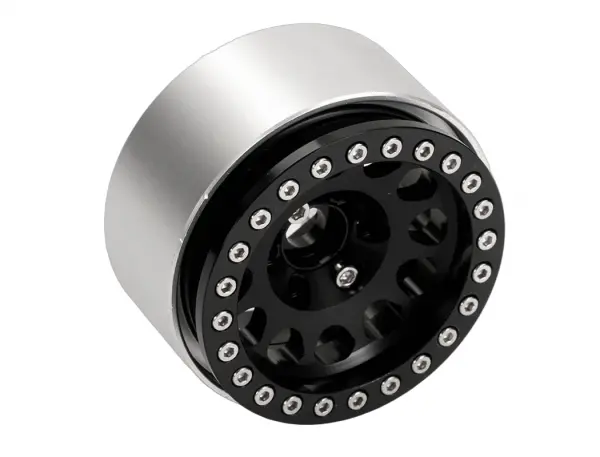 Fastrax Aluminium Beadlock Sixo 1.9 Wheels - Black (4Pc) — image 1 of 3