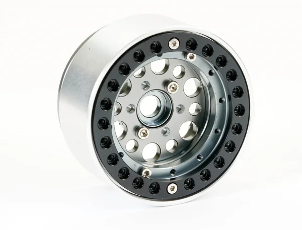 Fastrax Aluminium Beadlock Sixo 1.9 Wheels - Grey (4Pc)