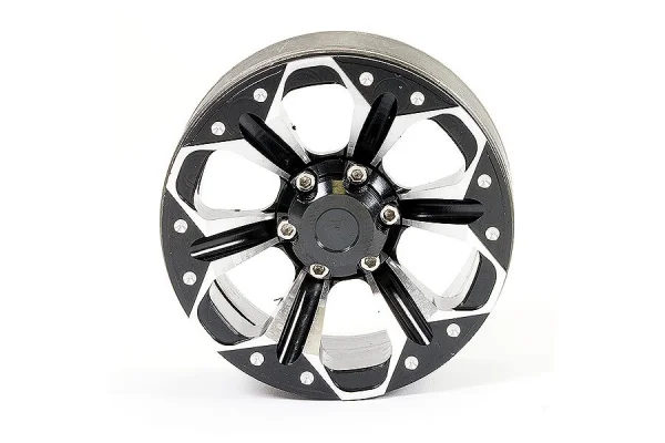 Fastrax Aluminium Beadlock Kylo 1.9 Wheels - Black (2) — image 4 of 4