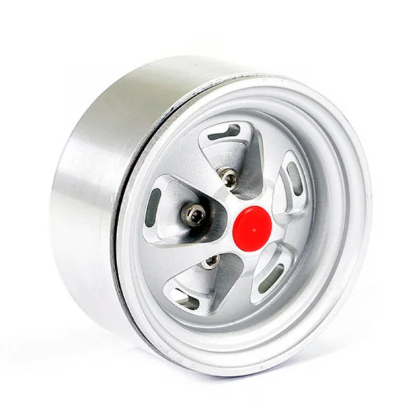 Fastrax Aluminium Beadlock Star 1.9 Wheels - Silver (4)
