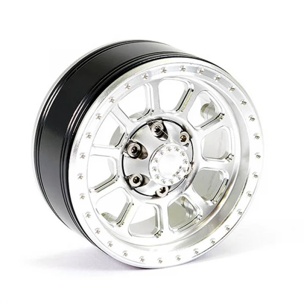 Fastrax Aluminium Beadlock Ten 1.9 Wheels - Silver (4)