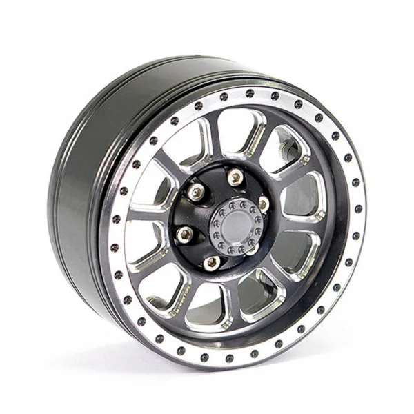 Fastrax Aluminium Beadlock Ten 1.9 Wheels - Titanium Colour (4)