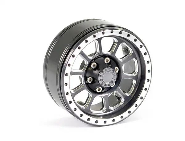 Fastrax Aluminium Beadlock Ten 1.9 Wheels - Titanium Colour (4) — image 4 of 4