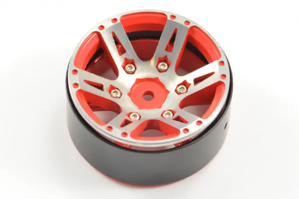 Fastrax 1.9 Heavyweight Split 6-Spoke Alloy Beadlock Wheels (4) — image 4 of 6
