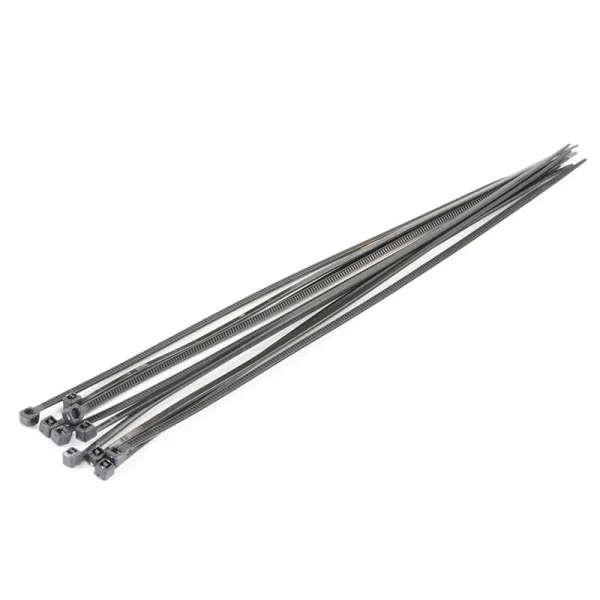 Fastrax 200mm x 2.5mm Nylon Cable Ties - Black (10)