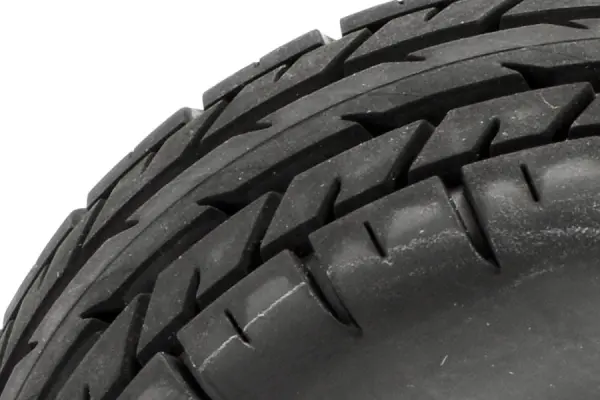 Fastrax 1:10 SC Eagle Treaded Road Tyres Mounted on 12mm Hex Slash 2WD Front Wheels (2) — image 3 of 4